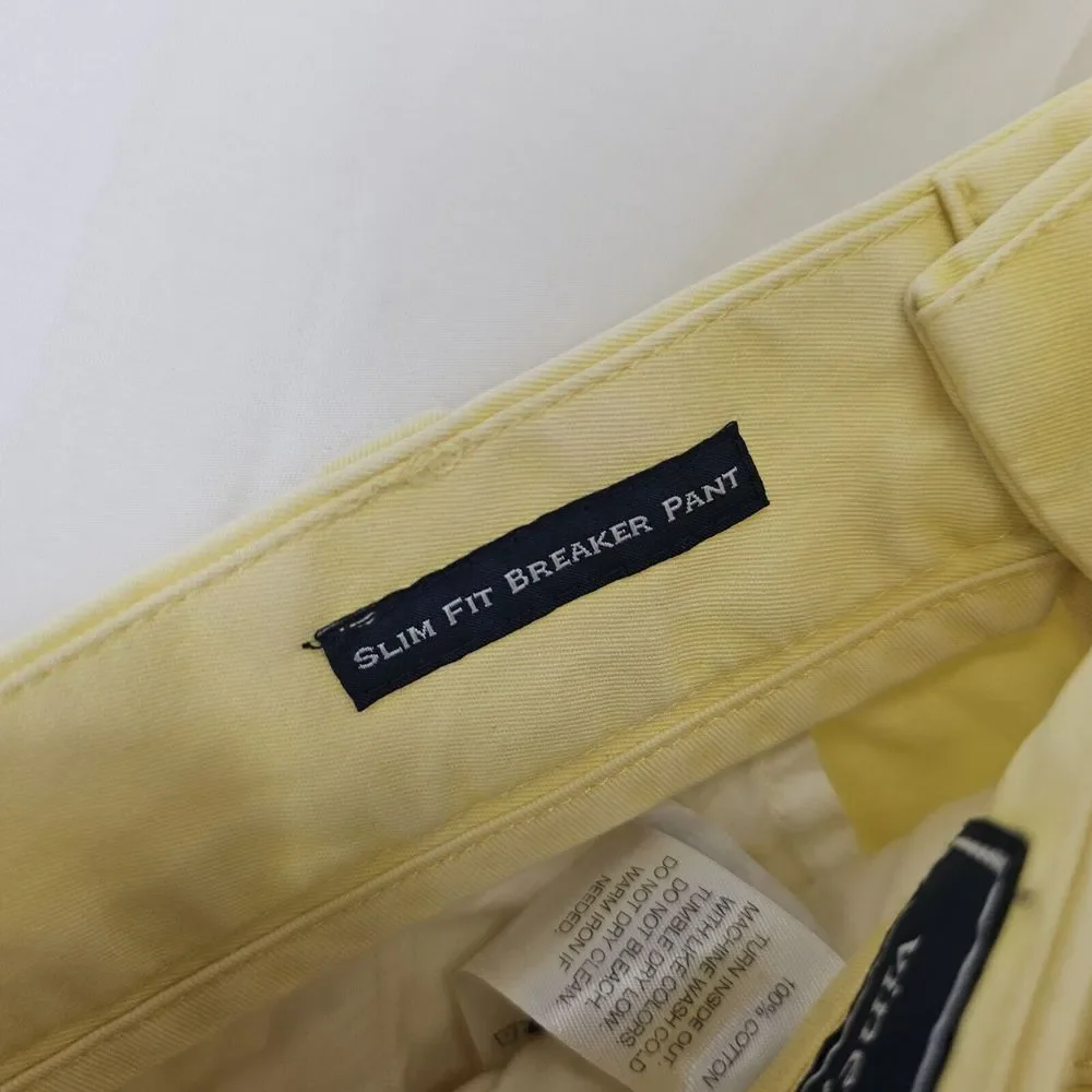 Vineyard Vines Men's Light Yellow Chinos